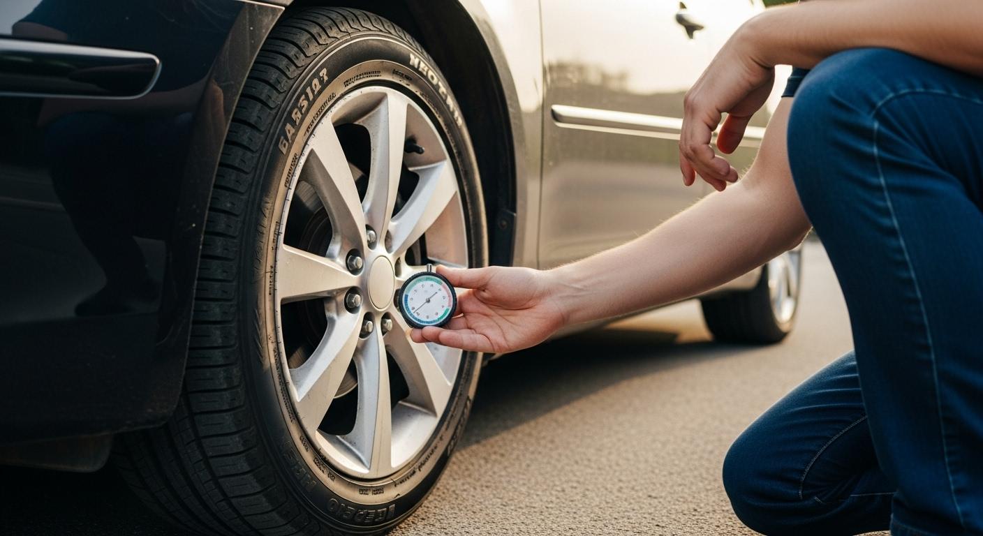 자동차 공기압 체크 방법