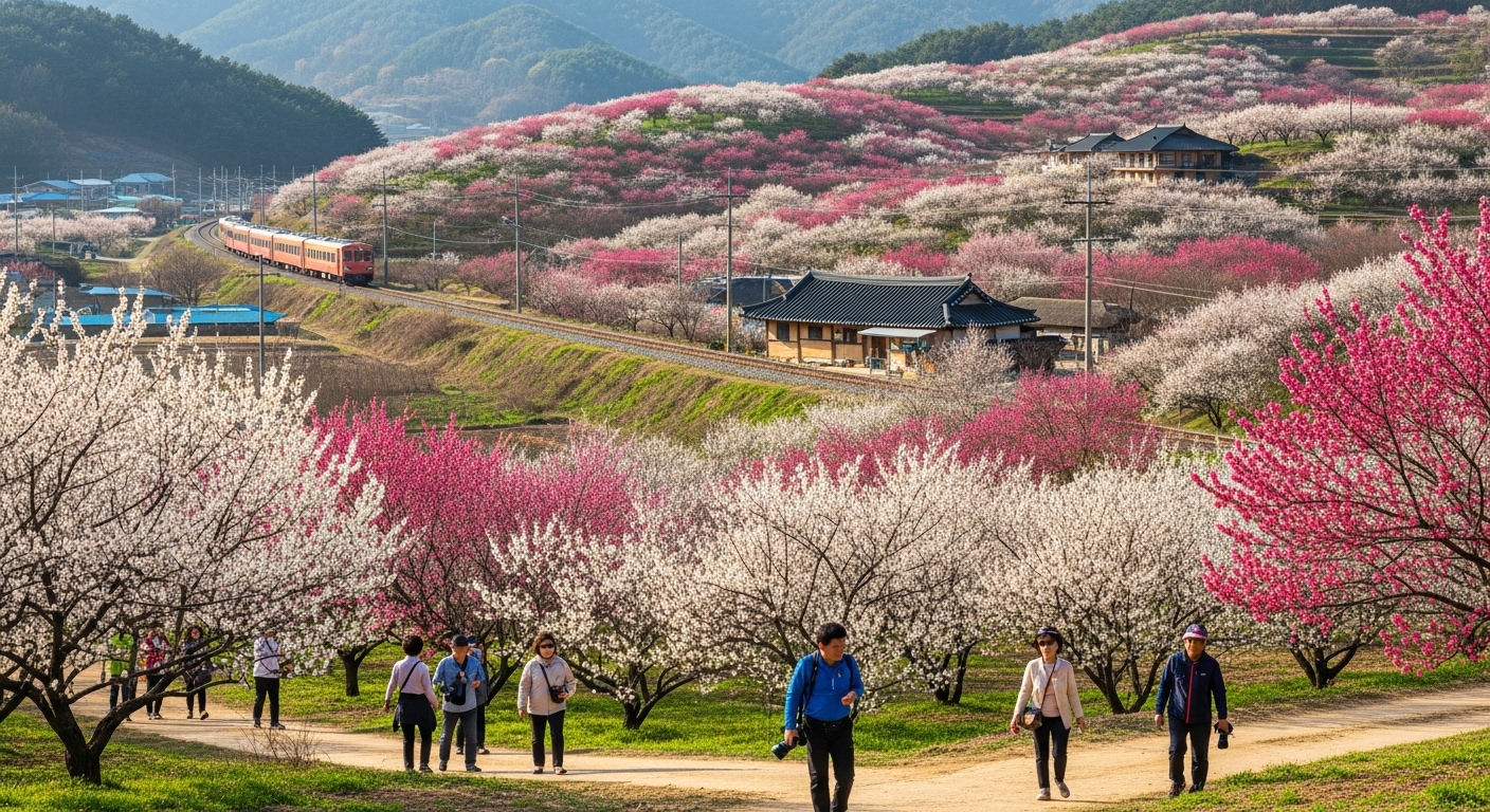 경남 봄 축제 벚꽃 매화 차축제 일정