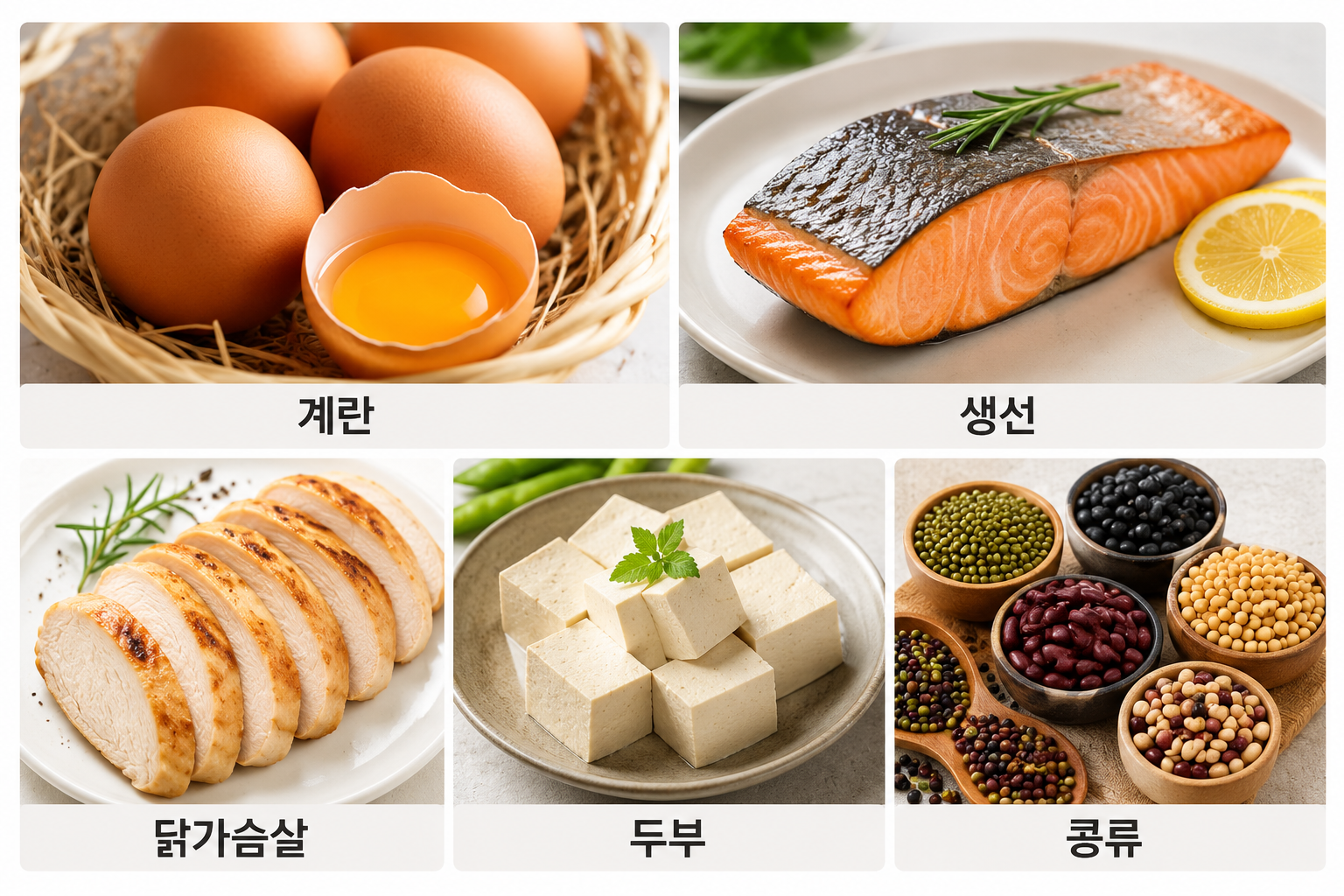 단백질이 많은 음식