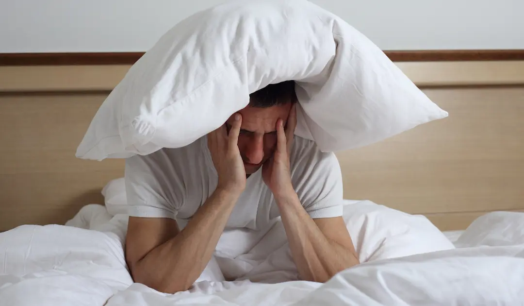 수면으로 고민이 깊은 남성