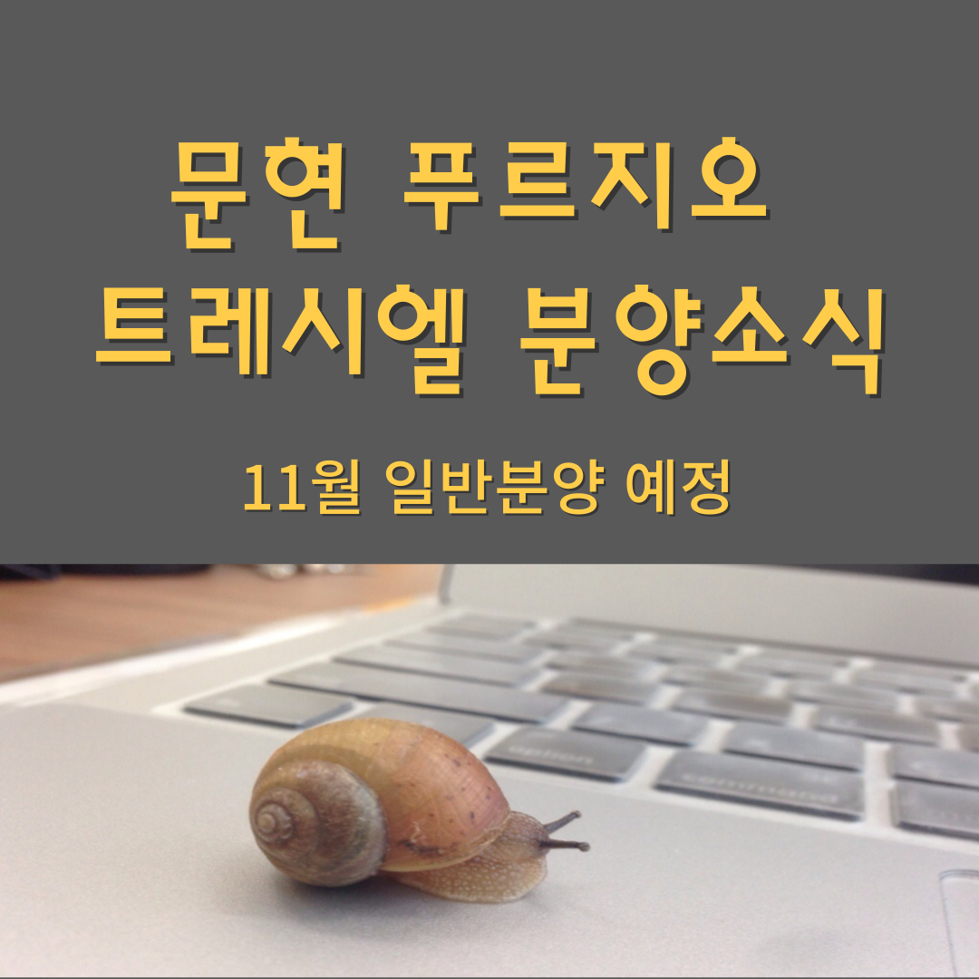 문현 푸르지오 트레시엘 분양