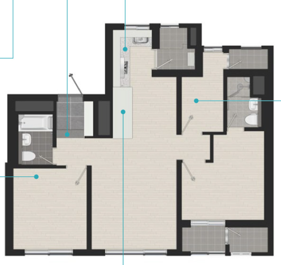 호반 써밋 개봉 아파트