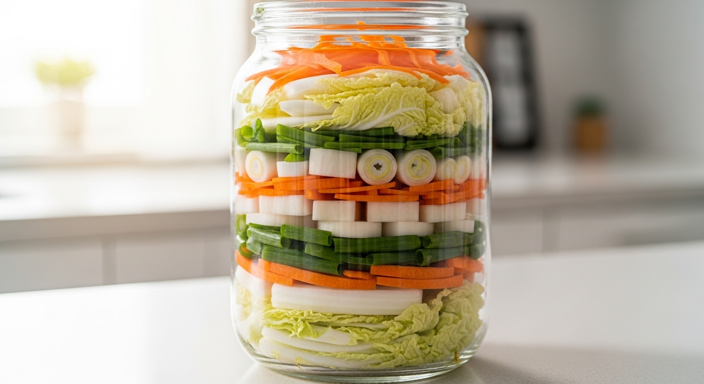 백김치 맛있게 담는법