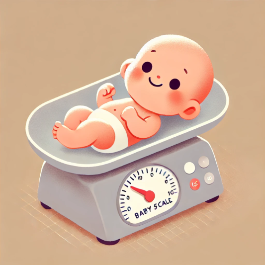 아기 성장상태 측정 계산