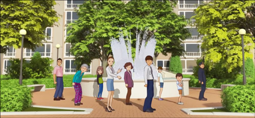 아침먹고 땡 집을 나서려는데 전체인물 이미지