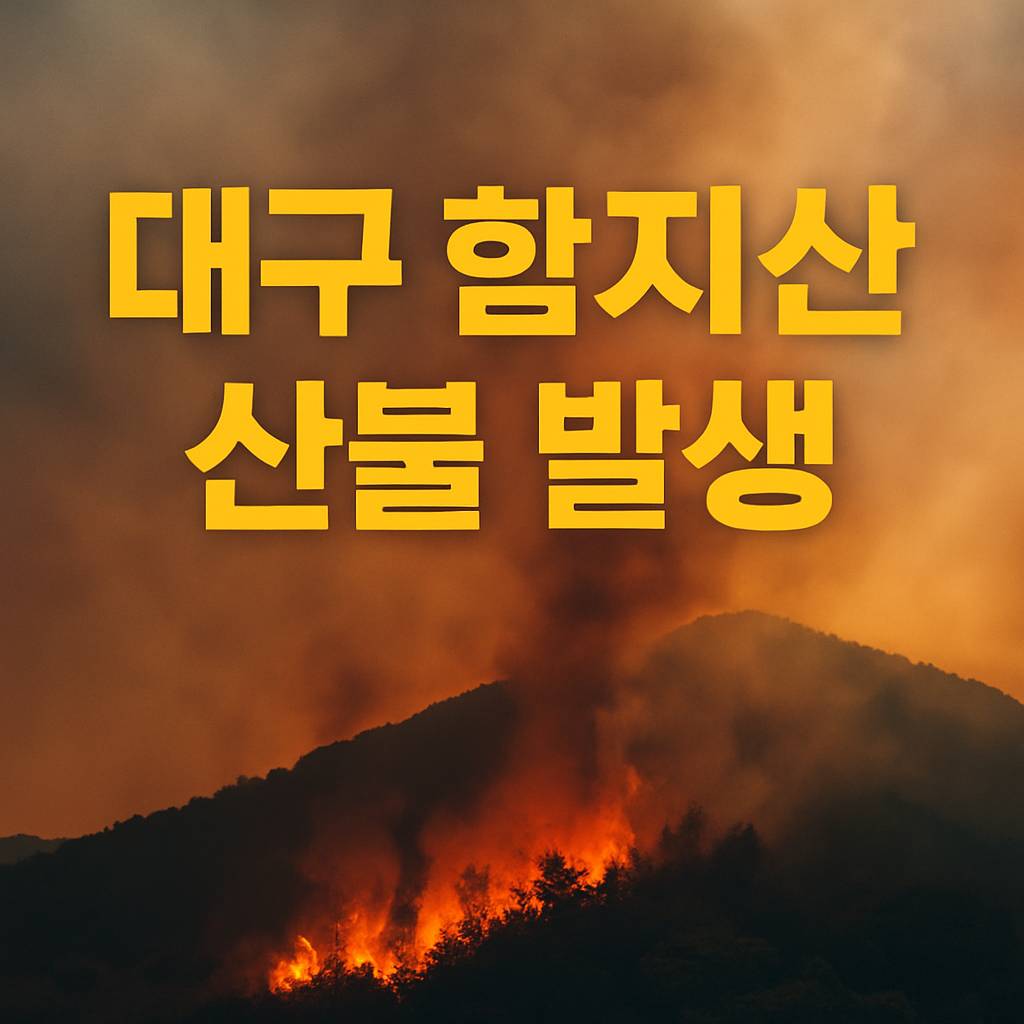 대구 함지산 산불
