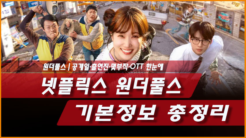 원더풀스 기본정보 총정리|공개일·출연진·몇부작·OTT 한눈에