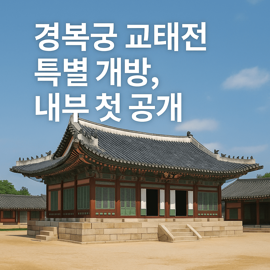 경복궁 교태전 특별 개방, 내부 첫 공개
