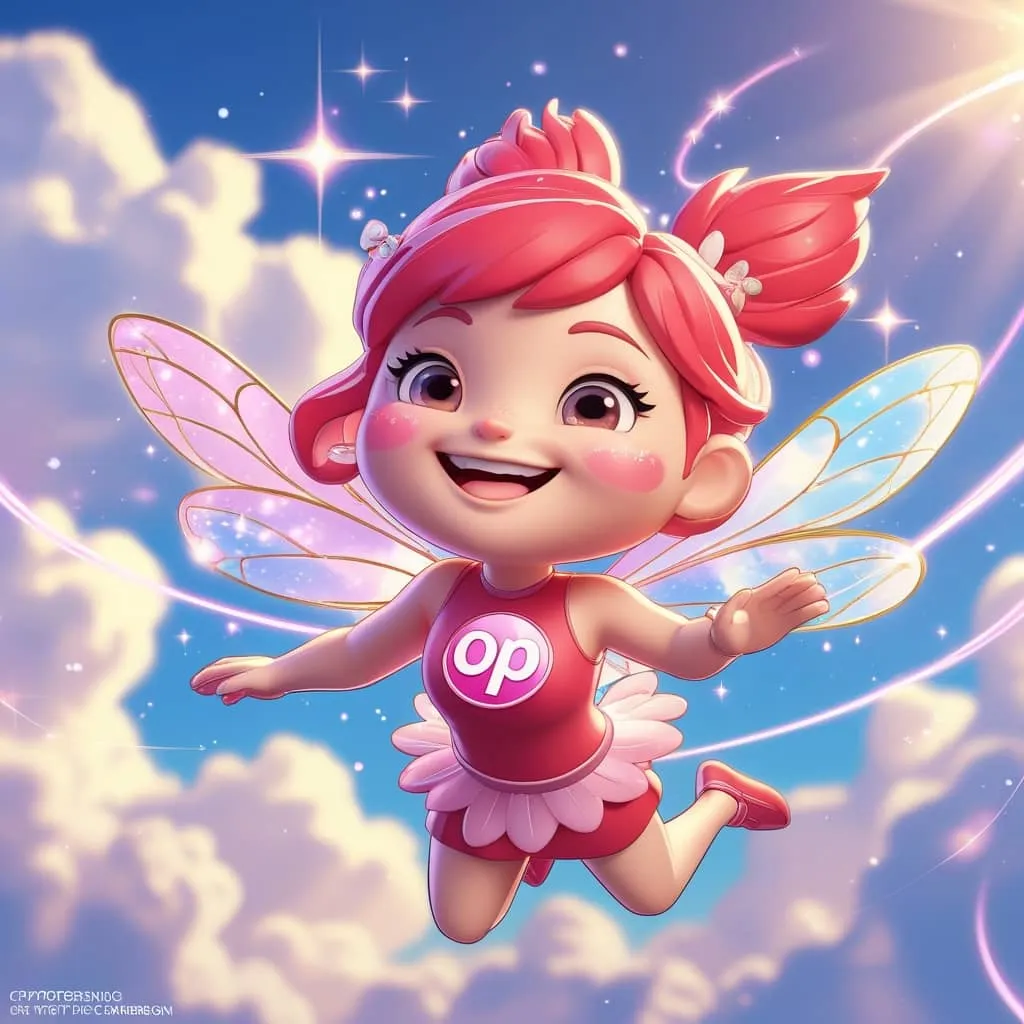 옵티미즘 코인을 가벼운 요정에 비교한 이미지