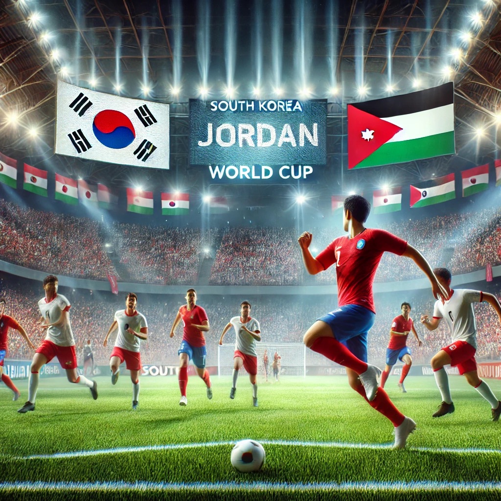 북중미 월드컵 3차 예선: 한국 vs 요르단 경기 