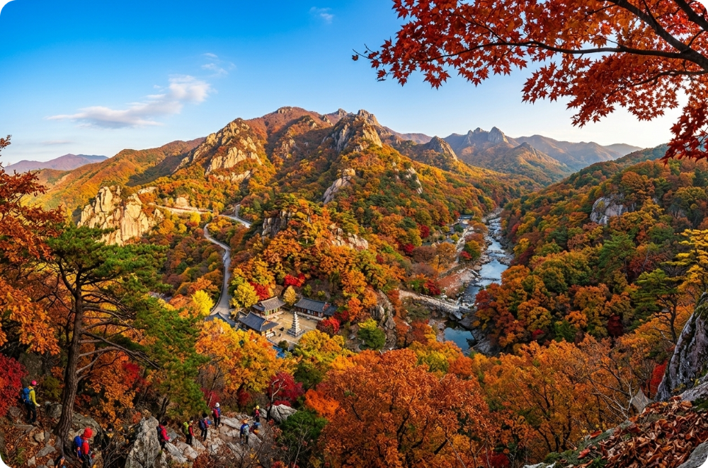 소요산 단풍축제 AI 이미지