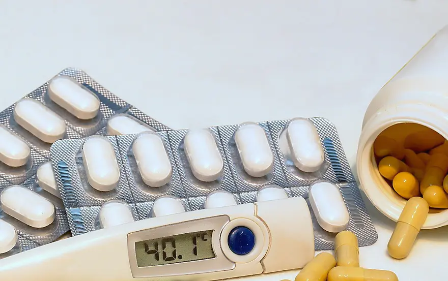 A형-독감-체온계-타미플루