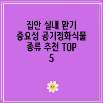 실내화분 환기 요령 미세먼지 많은날 창문관리 공기청정기 병행 팁_8