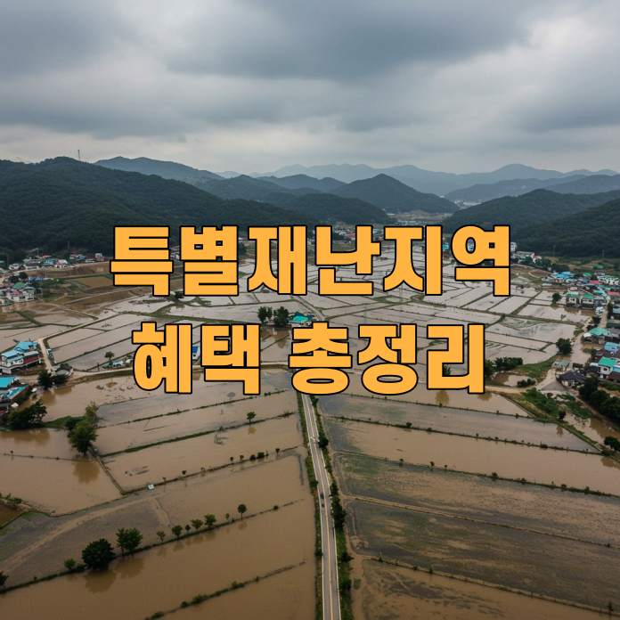 특별재난지역 혜택 총정리