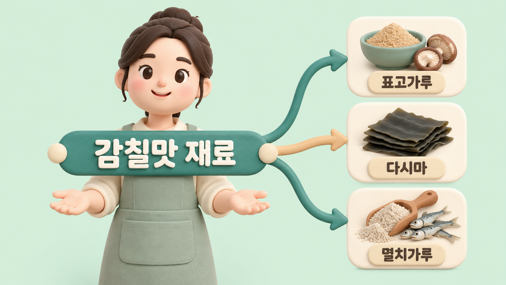 감칠맛 재료 계층