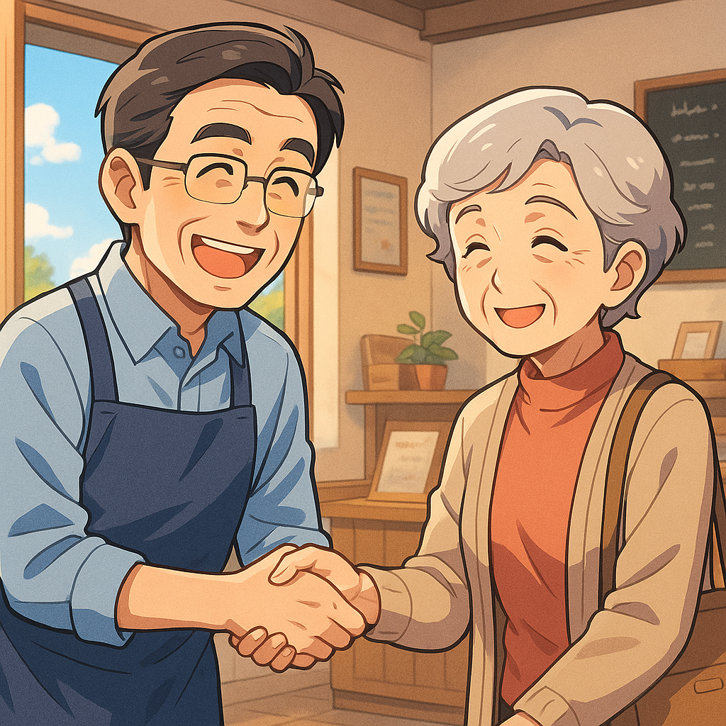 첫 고객, 중장년 창업의 전환점