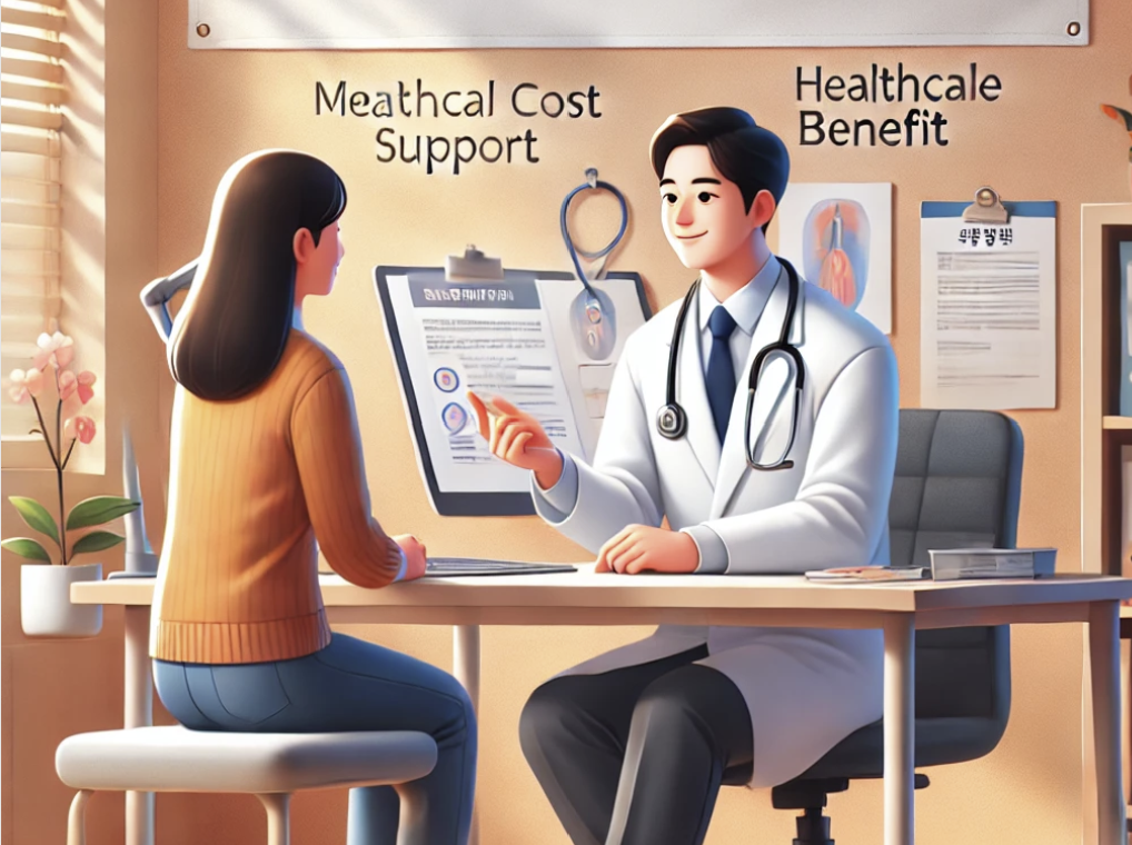 건강보험 상담 장면
