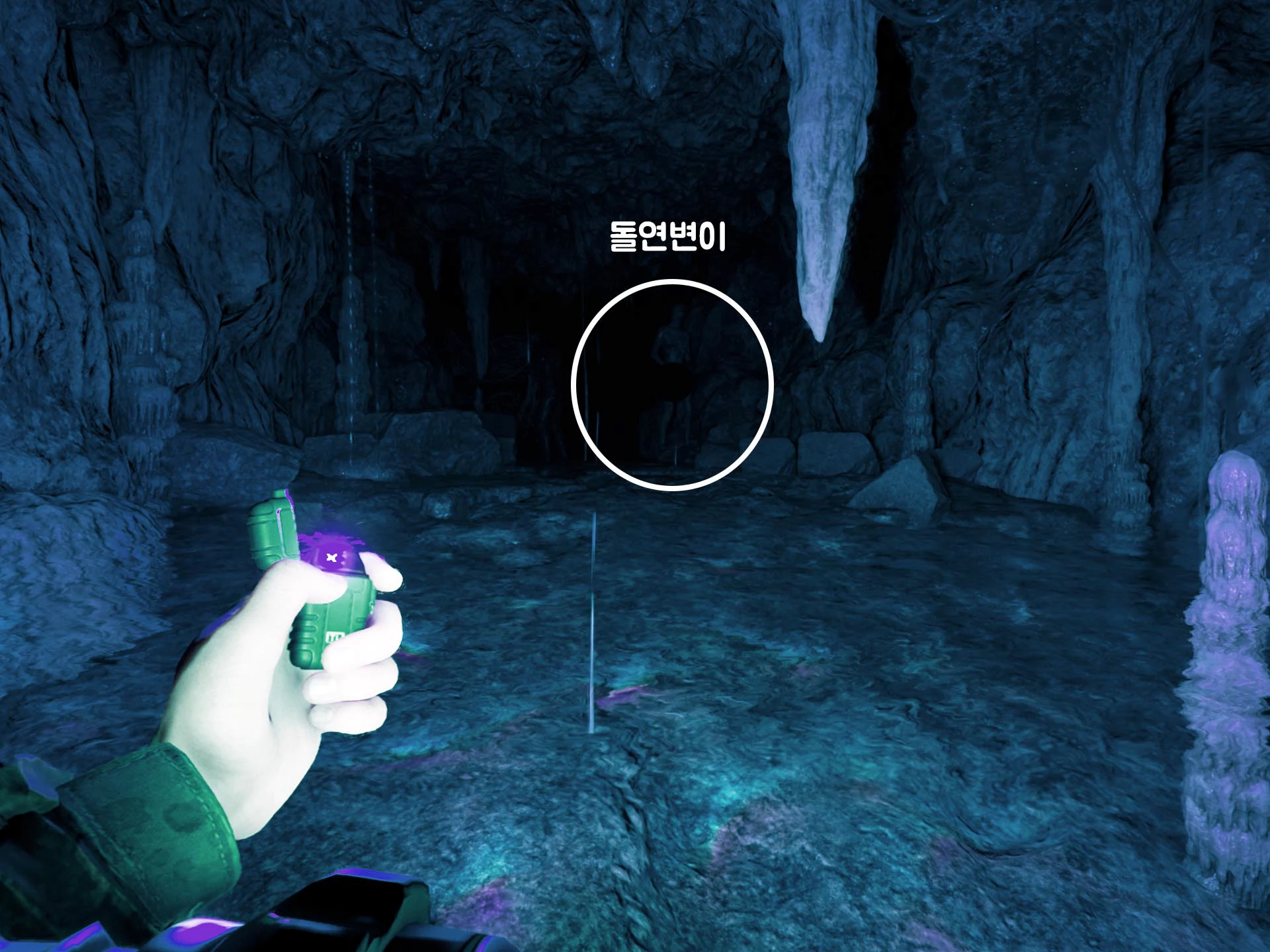 돌연변이를 경계 중인 모습