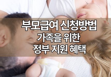 부모급여 신청방법 - 가족을 위한 정부 지원 혜택