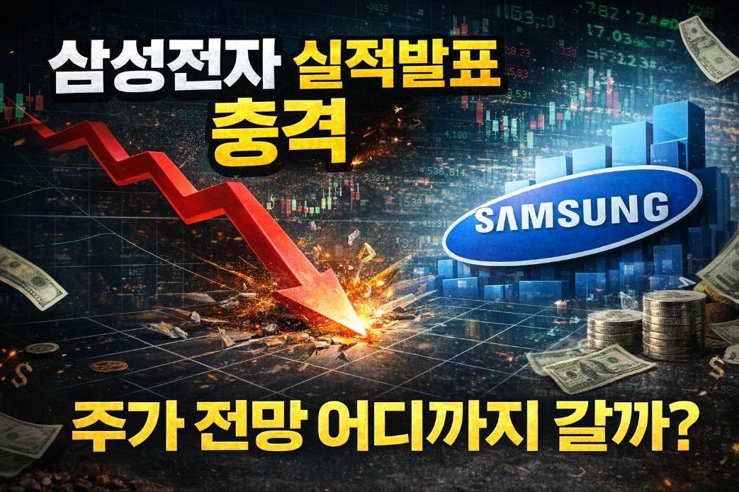 실적 발표한 삼성전자 주가, 이번이 바닥일까?