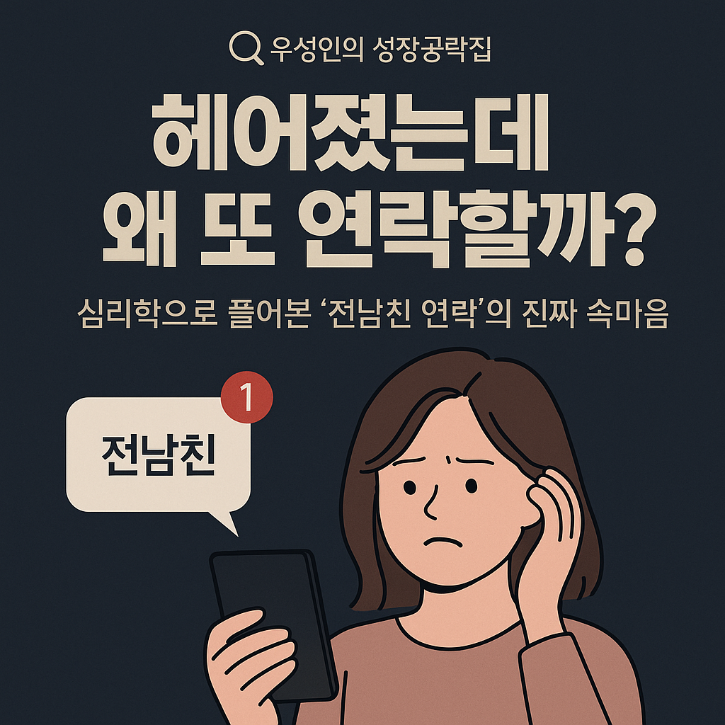 헤어졌는데 연락하는 이유 심리, 대처법