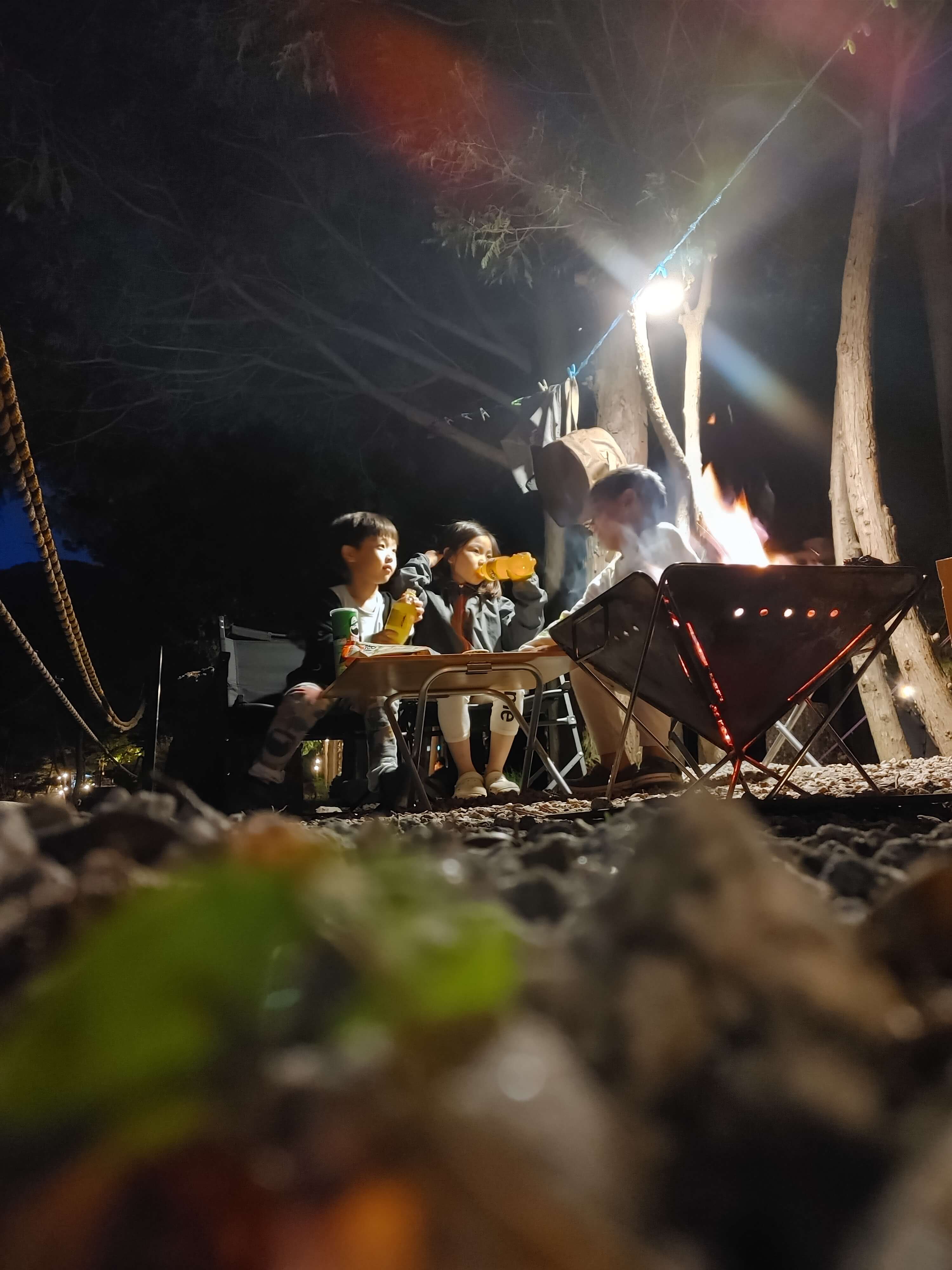 경호강캠핑장_&_캠프627_캠핑장_야경1