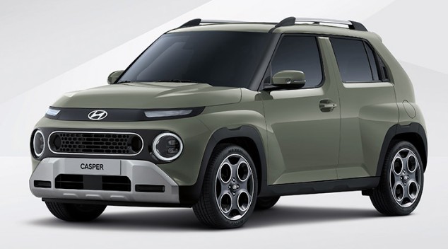 경형 SUV 더 뉴 캐스퍼 색상 톰보이 카키