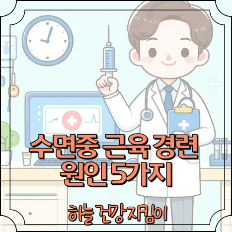 수면중 근육 경련 원인 5가지