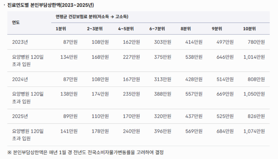 본인부담상한액 초과금 환급신청
