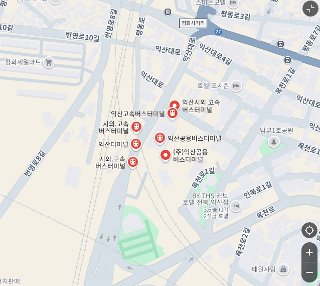 익산시외버스터미널 시간표 익산시외버스터미널 운행시간표