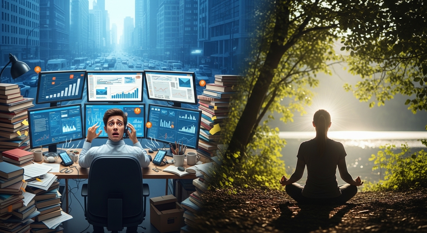 과부하된 뇌 정화: 합리적 사고를 방해하는 무의식적 잡념 제거