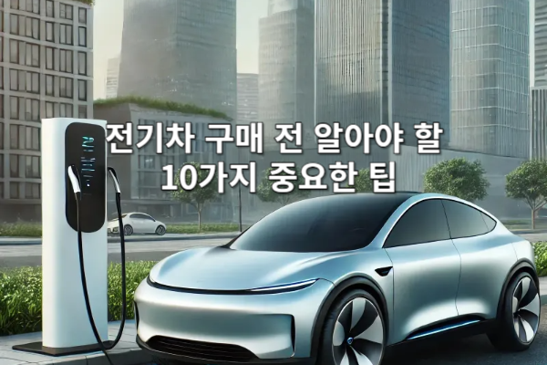 전기차 구매 전 알아야 할 10가지 중요한 팁