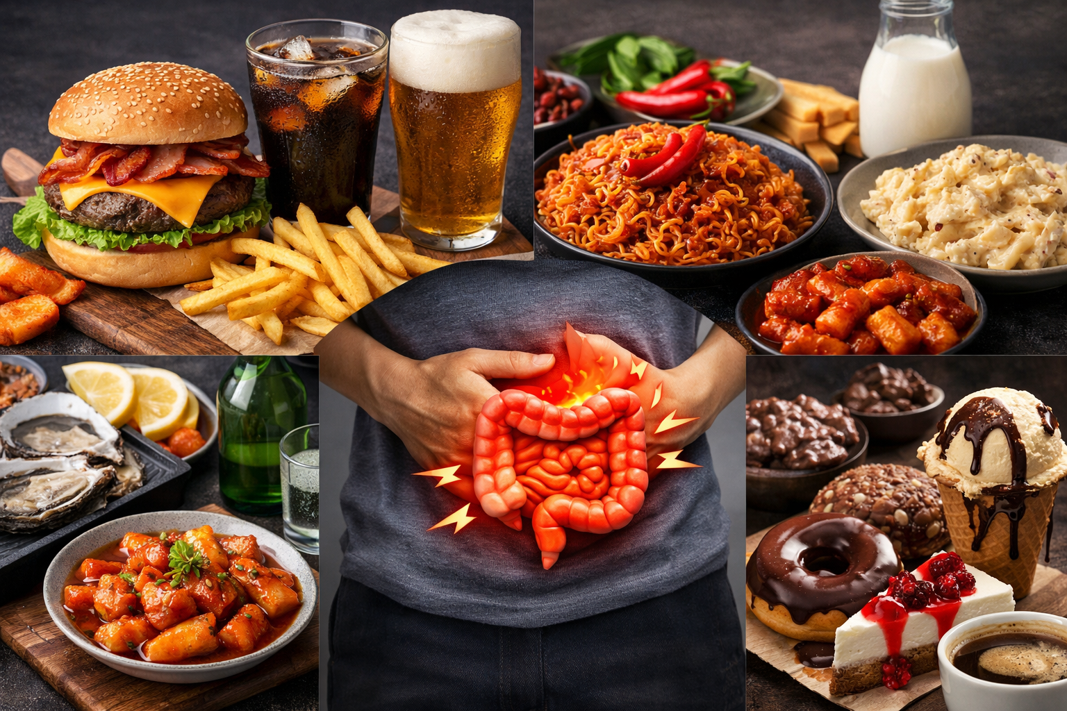 장이 예민한 사람을 위한 음식 조합