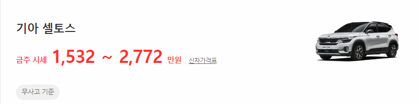 셀토스 중고차