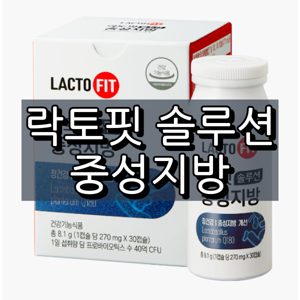 락토핏 솔루션 중성지방 대표이미지