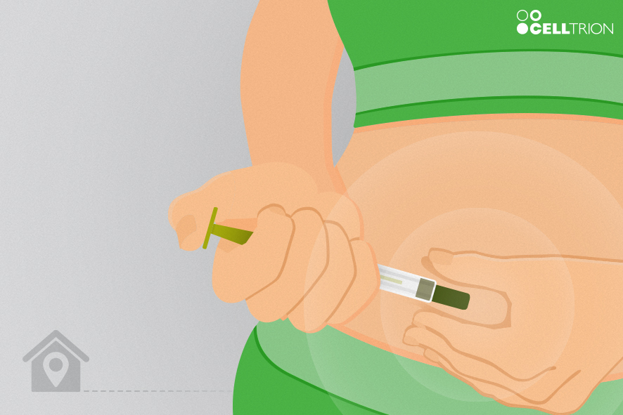 프리필드펜주 투약 그림 출처 셀트리온