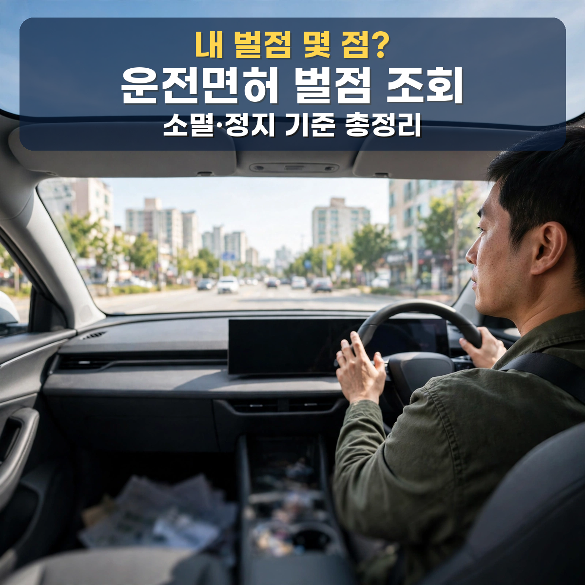 운전면허 벌점 조회 방법|이파인 확인부터 소멸·정지 기준까지