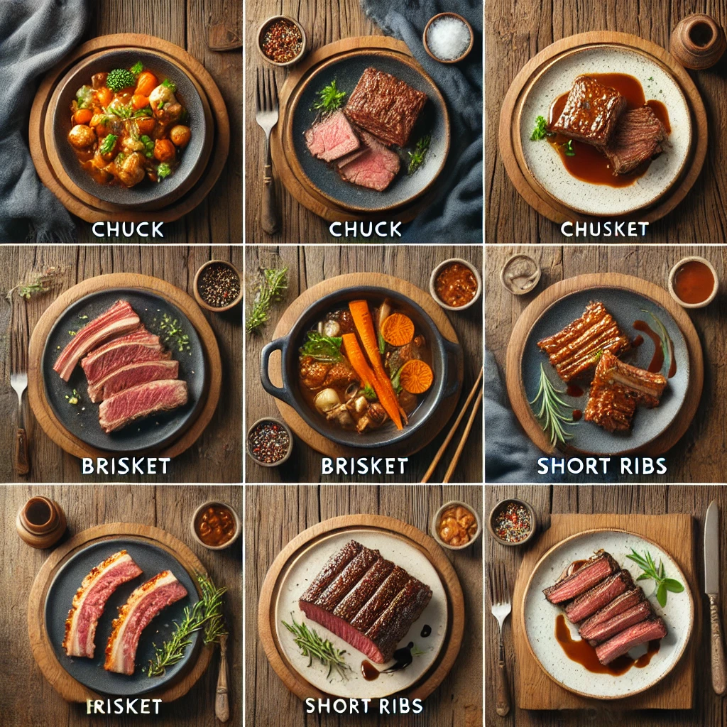 소고기 부위별 명칭과 용도