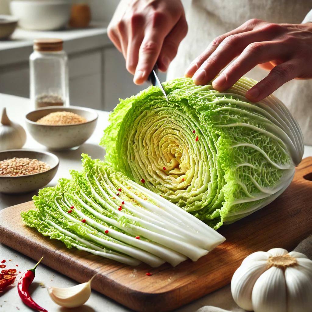 알배추하나로겉절이 &amp; 쌈용으로 먹기.