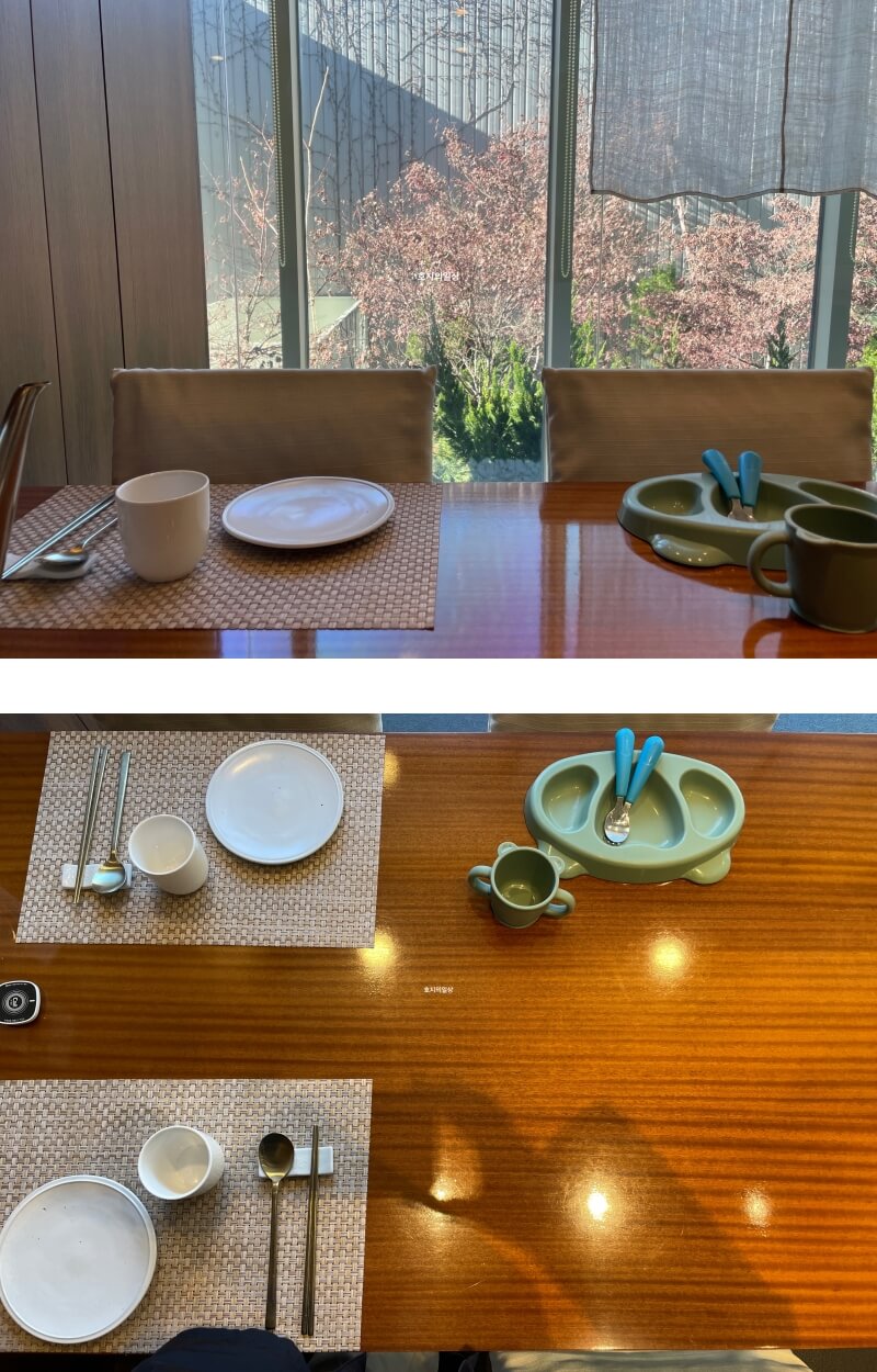 강남 신사동 진주 음식 한식 맛집 하모 - 어린이 식기