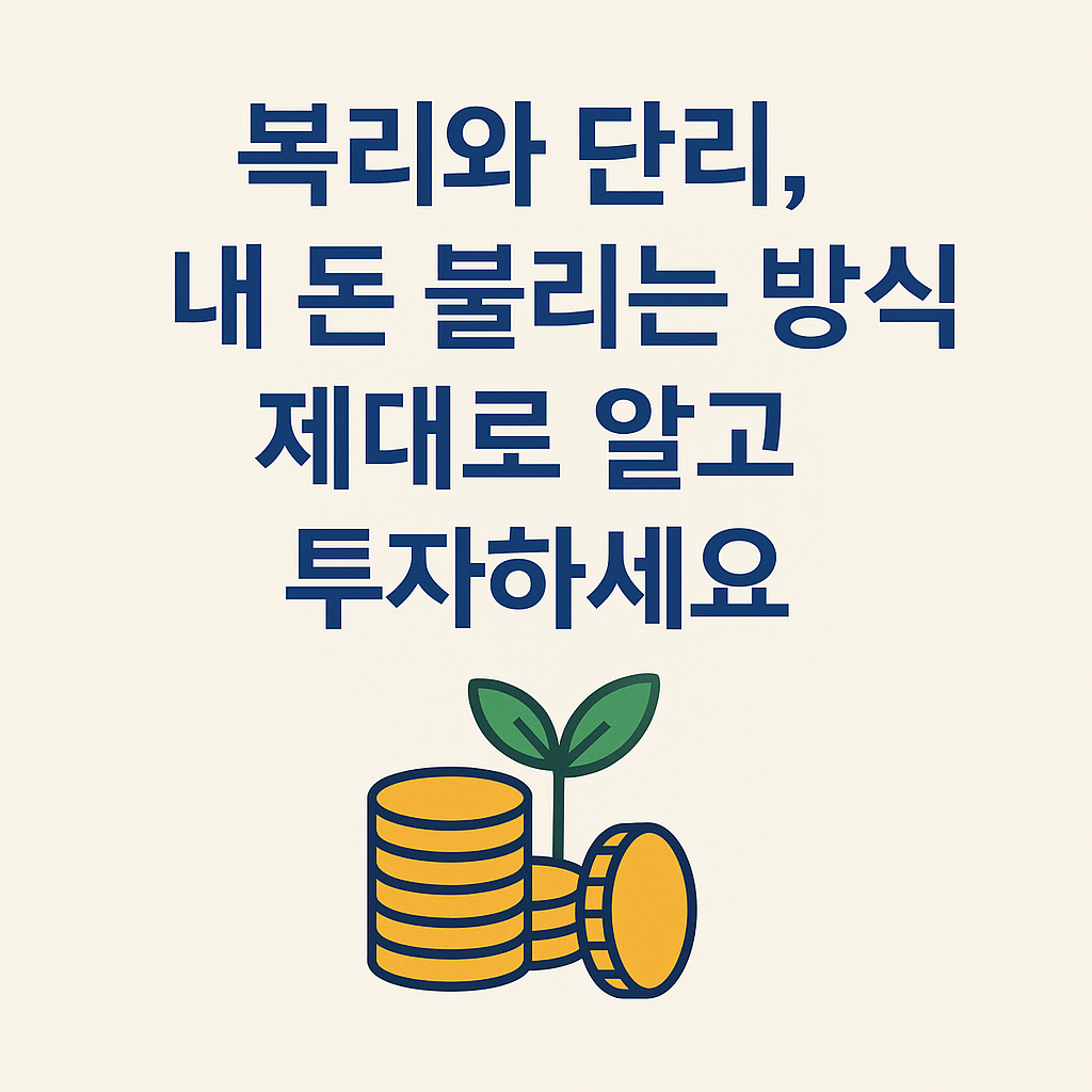복리와 단리, 내 돈 불리는 방식 제대로 알고 투자하세요