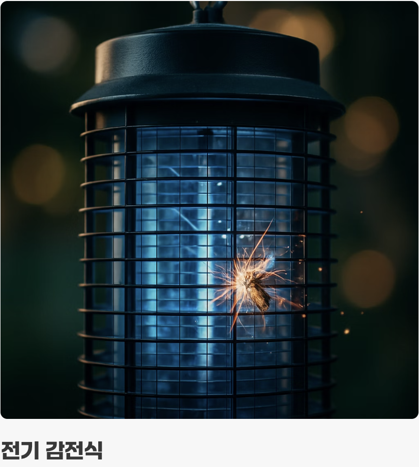 짜릿한 한 방, '전기 감전식' vs 조용한 포획, '팬 흡입식'