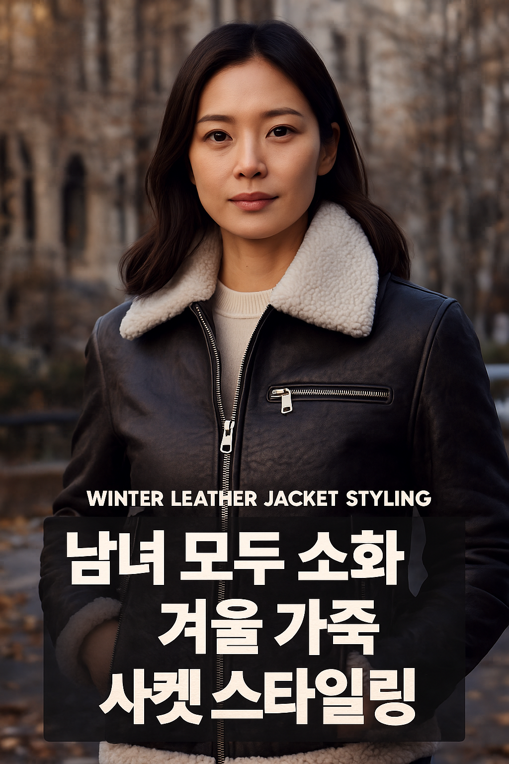 겨울 가죽자켓