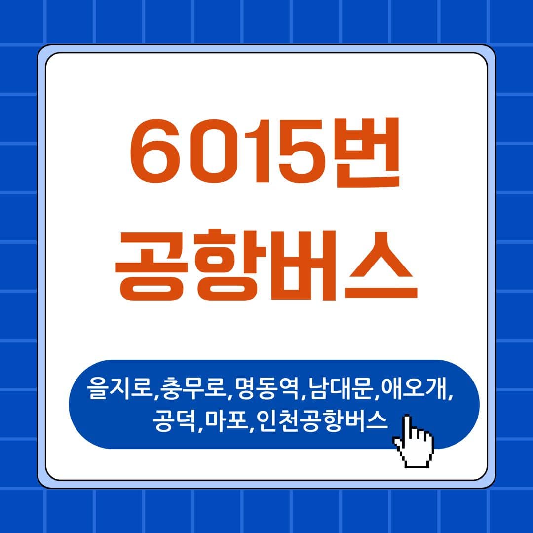 6015번 공항버스