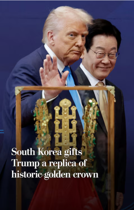 트럼프, 한국서 &lsquo;황금 왕관&rsquo; 받다 ❘ APEC 정상회의의 숨은 메시지