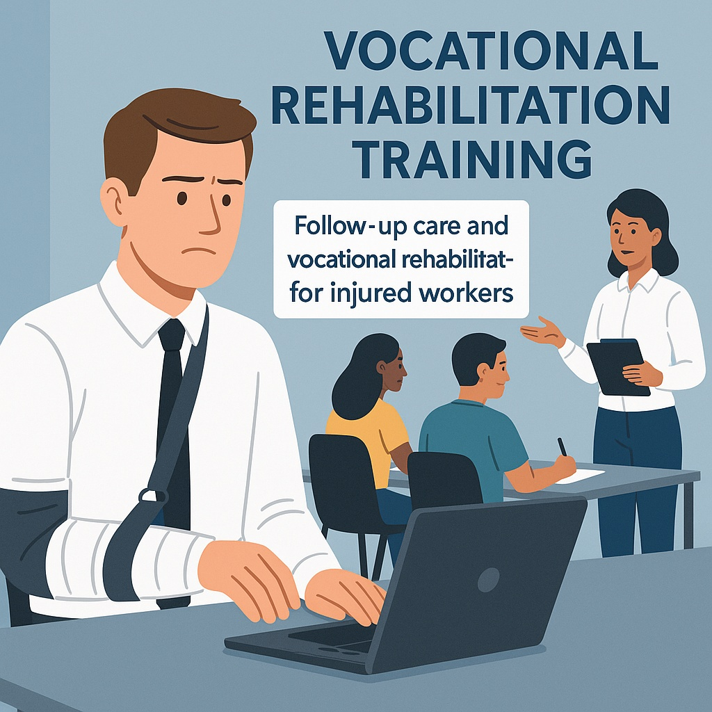 산업재해 이후의 절차나 실무 대응 상황 이미지