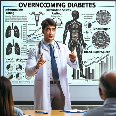 의사가 당뇨 위기를 극복한 두 가지 방법: 간헐적 단식과 혈당 스파이크 관리