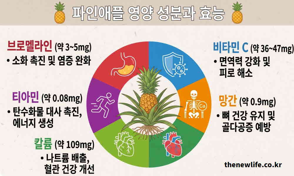 파인애플 효능 영양성분