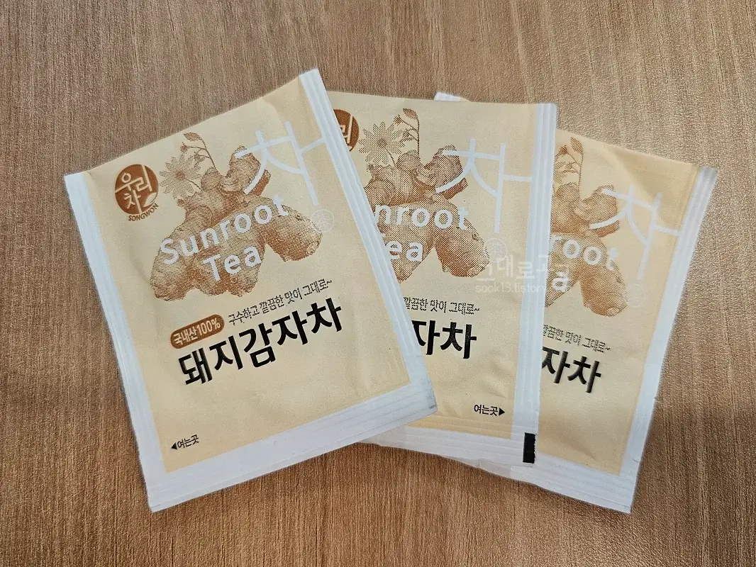 돼지감자차 티백