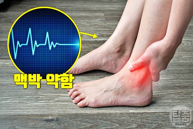 걸을때 종아리가 아파요 하지동맥질환 증상 발목 맥박